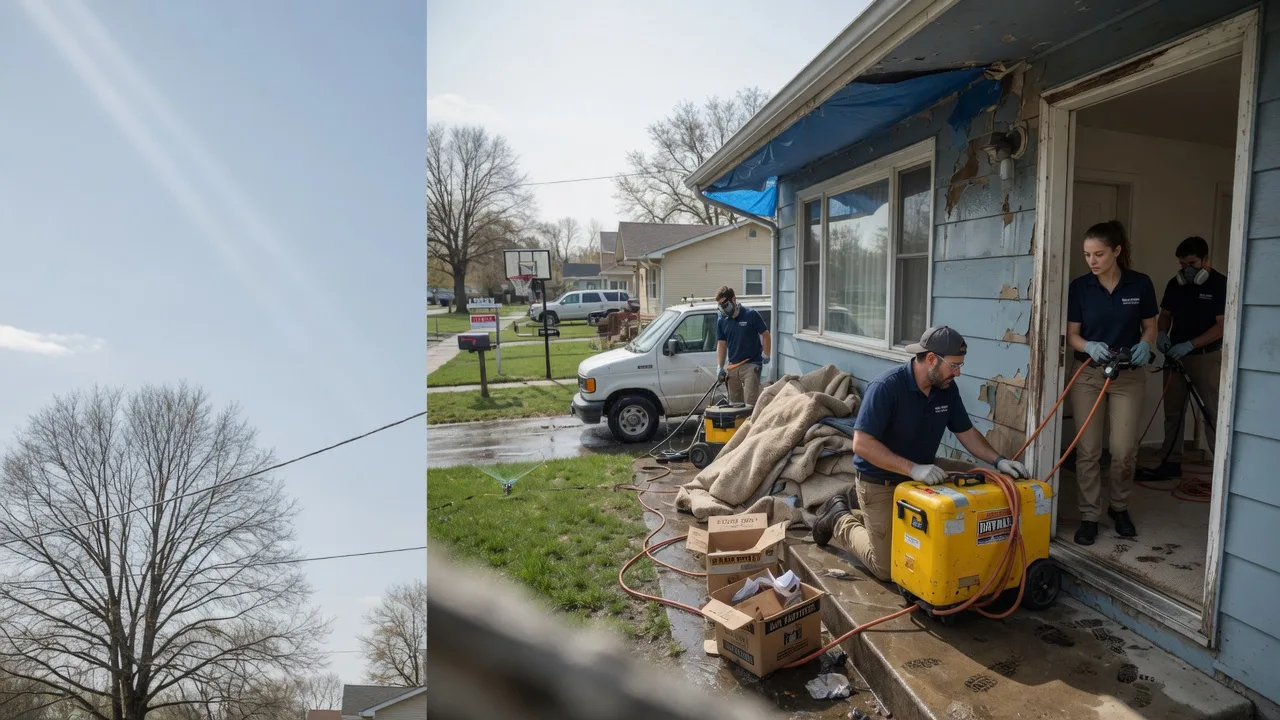 Basement Flood Cleanup in Hardtner, KS near me